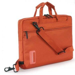 NWOT Tucano Work Out Slim Orange Laptop Bag